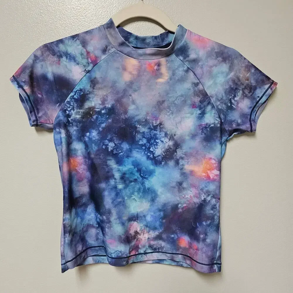 Athleta Girl Nylon Mock Neck Rashguard Size L/12